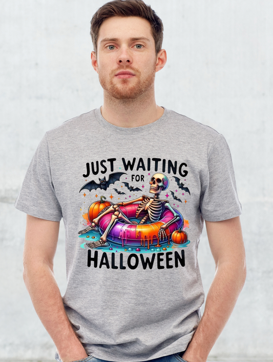 Just waiting for Halloween shirt with a Skeleton on an innertube. 